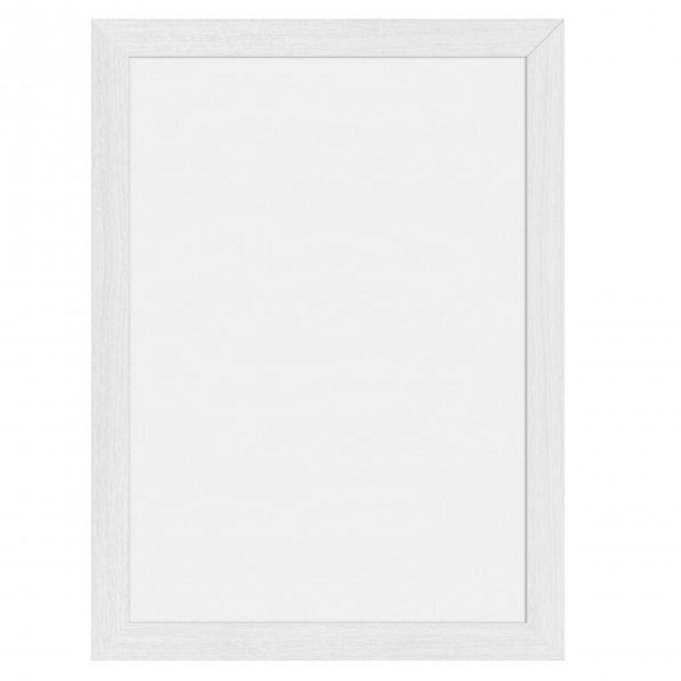 Nást.tabule s dřevěným rámem, lak., WHITE, s 1 černým a 1 zlatým popis.,30x40 cm
