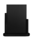 Stolní stojánek s popisovací tabulkou střední, černá