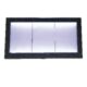 Osvětlená zasklená LED tabule 3 x A4, lakovaná  (MCS-3A4-CS)