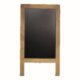 Nabídková stojanová rustikální tabule SANDWICH 135 x 72 cm, přírodní barva  (SBS-N-135)