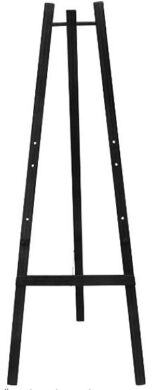 Dřevěný třínohý stojan 165 cm, černý  (EZL-BL-165)