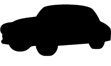 Popisovací tabule AUTO s popisovačem a lepící páskou, černá  (FB-CAR)