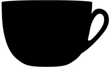 Popisovací tabule ŠÁLEK s popisovačem a lepící páskou, černá  (FB-CUP)