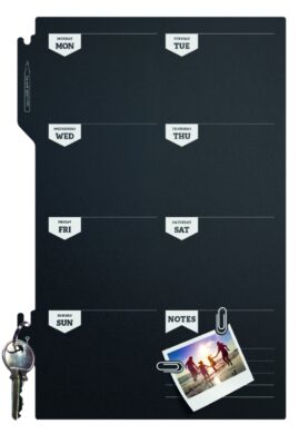 Popisovací týdenní plánovací tabule 30x45 cm s popisovačem a připevň. páskami.  (FB-PLAN)