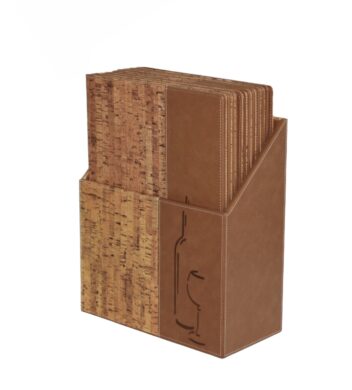 Box s vinnými lístky DESIGN, korek (10 ks)  (MC-BOX-DRWC-CORK)