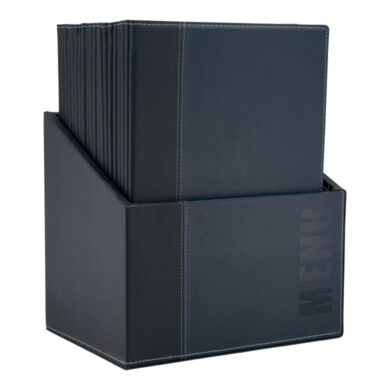 Box s jídelními lístky TRENDY,modrá (20 ks)  (MC-BOX-TRA4-BU)