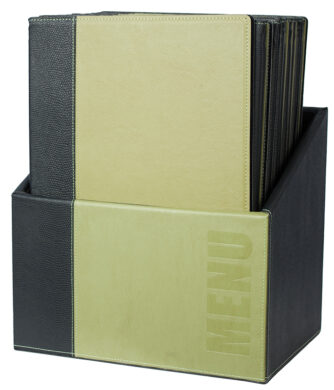 Box s jídelními lístky TRENDY,zelená (20 ks)  (MC-BOX-TRA4-GR)