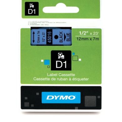 DYMO páska D1 12mm x 7m, černá na modré  (NCS0720560)