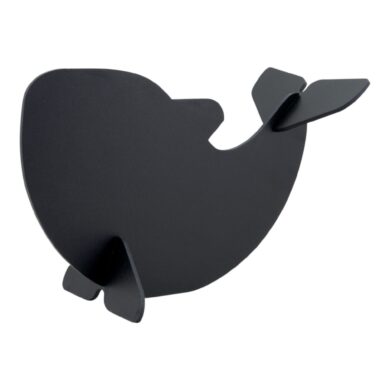 3D popisovací stojánková tabulka na stůl ve tvaru zvířátka, s popisovačem  (T3D-WHALE)