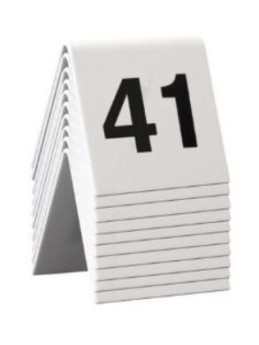 Rozlišovací tabulky s čísly 41až50 (celkem 10ks)  (TN-41-50)