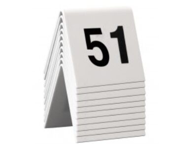 Rozlišovací tabulky s čísly 51až60 (celkem 10ks)  (TN-51-60)