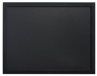 Nástěnná popisovací tabule WOODY s popisovačem, 40x60 cm, černá  (WBW-BL-40-60)