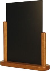 Stolní stojánek s popisovací tabulkou velký, teak  (ELE-TE-LA)