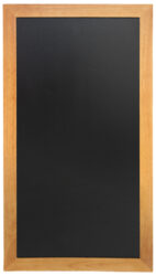Nástěnná popisovací tabule LONG 56x100 cm, teak
