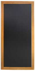 Nástěnná popisovací tabule LONG 56x120 cm, teak