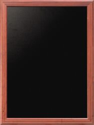 Nástěnná popisovací tabule UNIVERSAL, 40x50 cm, mahagon