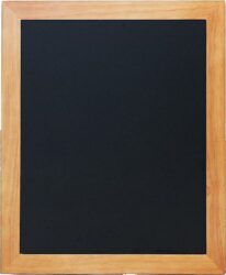 Nástěnná popisovací tabule UNIVERSAL, 50x60 cm, teak
