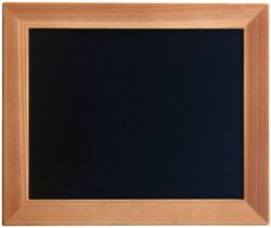 Nástěnná popisovací tabule WOODY s popisovačem, 20x24 cm, teak  (WBW-TE-20-24)