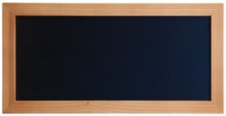 Nástěnná popisovací tabule WOODY s popisovačem, 20x40 cm, teak  (WBW-TE-20-40)