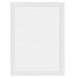 Nást.tabule s dřevěným rámem, lak., WHITE, s 1 černým a 1 zlatým popis.,40x60 cm - Popisovací tabule WOODY WHITE