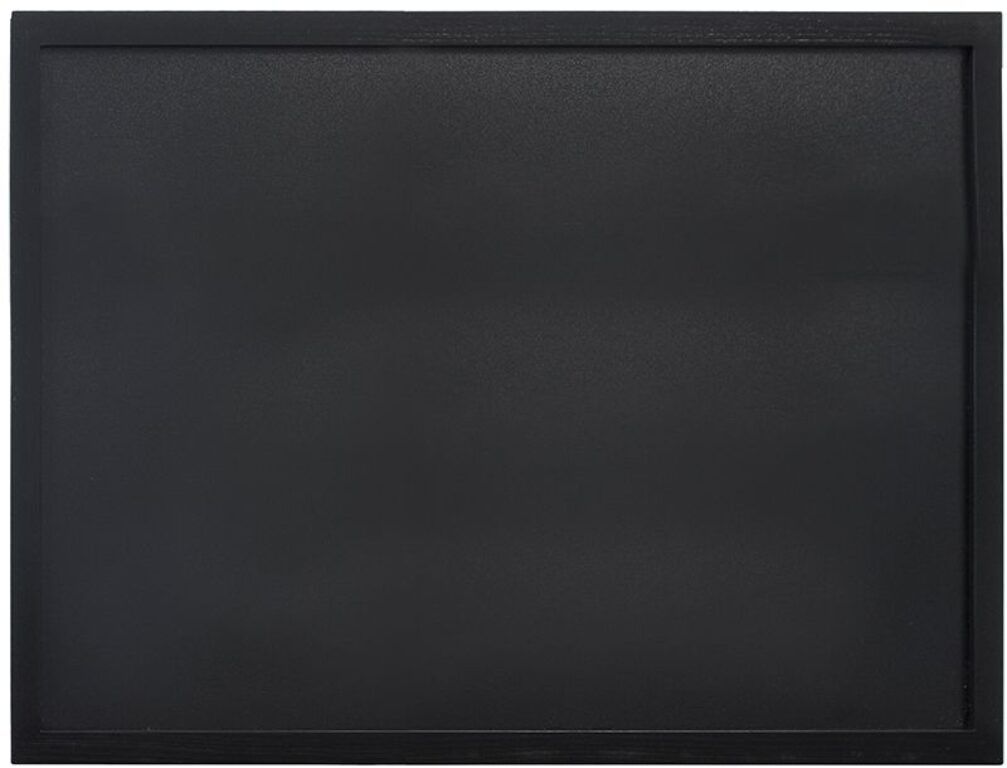 Nástěnná popisovací tabule WOODY s popisovačem, 60x80 cm, černá