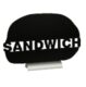 Stolní popisovací tabule SANDWICH s popisovačem, hliníkový stojánek  (FBTA-SANDWICH)