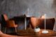 Akumulátorová stolní lampička ANGELINA se stmíváním, malý klobouček, bílá  (LP-AN-WT)
