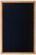 Nástěnná popisovací tabule WOODY s popisovačem, 60x80 cm, teak