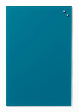 Magnetic glass board NAGA, 40x60 cm, Aqua Green, 1 popisovač, 2 magn.- doprodej  (NAGA10551)