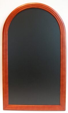 Nástěnná popisovací tabule RONDO 50x35 cm, mahagon doprodej  (WBR-M-35)