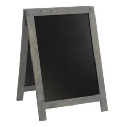 Nabídková stojanová rustikální tabule SANDWICH 85 x 55 cm, tmavě šedá
