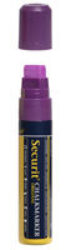 Silný popisovač, šířka hrotu 7-15 mm, fialová