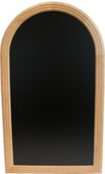 Nástěnná popisovací tabule RONDO 60x105 cm, přírodní dřevo doprodej