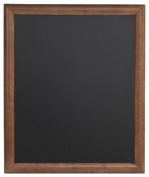 Nástenná popisovacia tabuľa  UNIVERSAL, 50x60 cm, tmavo hnedá